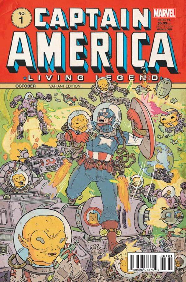 Captain America: Living Legend [Farinas Vintage] #1 (2013) Comic Books Captain America: Living Legend