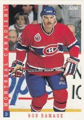 Rob Ramage #36 Hockey Cards 1993 Score Prices