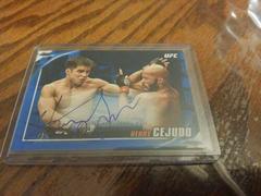Henry Cejudo [Blue] #KA-HC Ufc Cards 2019 Topps UFC Knockout Autographs Prices