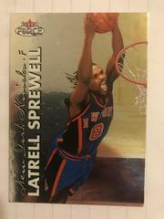 Latrell Sprewell Basketball Cards 1999 Fleer Force Prices
