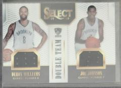Deron Williams/Joe Johnson #5 Basketball Cards 2014 Panini Select Double Team Jerseys Prices