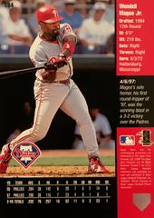 Rear | Wendell Magee Jr Baseball Cards 1998 Upper Deck
