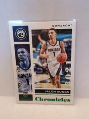 Jalen Suggs [Green] #3 Basketball Cards 2021 Panini Chronicles Draft Picks Prices