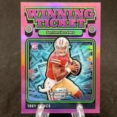 Trey Lance [Pink] #WT13 Football Cards 2021 Panini Contenders Optic Winning Ticket Prices