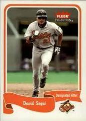 David Segui Baseball Cards 2004 Fleer Tradition Prices