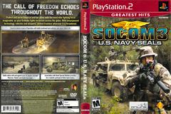 Slip Cover Scan By Canadian Brick Cafe | SOCOM 3 US Navy Seals Playstation 2
