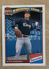 scott radinsky #22 Baseball Cards 1991 Bazooka Prices