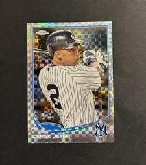 Derek Jeter [Xfractor] Baseball Cards 2013 Topps Chrome Prices