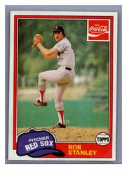Bob Stanley #4 Baseball Cards 1981 Coca Cola Prices