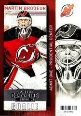 Martin Brodeur Hockey Cards 2013 Panini Contenders Prices