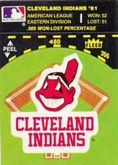 Cleveland Indians #NNA Baseball Cards 1982 Fleer Team Logo Stickers Prices