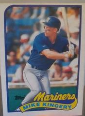 Front - Off Center, Thin Top Border | Mike Kingery [Error-Off center, thin top border] Baseball Cards 1989 Topps