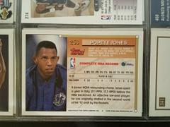 Reverse Image | Popeye Jones Basketball Cards 1993 Topps