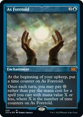 As Foretold [Foil Etched] Magic Double Masters 2022 Prices