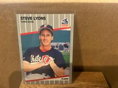 Steve Lyons #502 Baseball Cards 1989 Fleer Prices