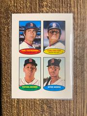 Carl Yastrzemski, Carlton Fisk, Rafael Devers, Jeter Downs Baseball Cards 2023 Topps Heritage 1974 Stamps Prices