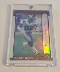 Emmitt Smith [Gold Refractor] #40 Football Cards 1999 Bowman Chrome Prices