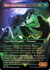 Blue, Loyal Raptor [Borderless Foil] #8 Magic Jurassic World Prices