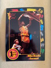 Mike  Brooks Basketball Cards 1991 Wild Card Prices