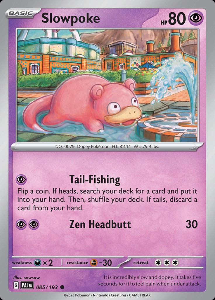 Slowpoke #85 Prices | Pokemon Paldea Evolved | Pokemon Cards