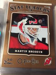 Martin Brodeur [Stat Leaders] Hockey Cards 2006 O Pee Chee Prices
