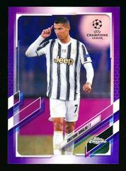 Cristiano Ronaldo [Purple] Soccer Cards 2020 Topps Chrome UEFA Champions League Prices