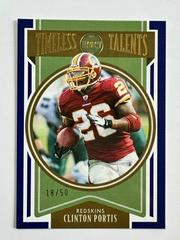 Clinton Portis [Blue] #TT-12 Football Cards 2022 Panini Legacy Timeless Talents Prices