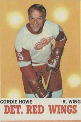 Gordie Howe Hockey Cards 1970 Topps Prices