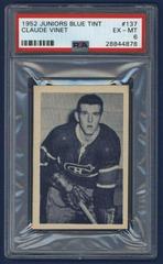 Claude Vinet #137 Hockey Cards 1952 Juniors Blue Tint Prices