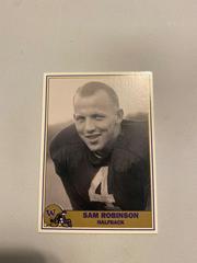 Sam Robinson #62 Football Cards 1992 Pacific Washington Greats Prices