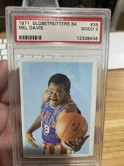 Mel Davis #35 Basketball Cards 1971 Globetrotters 84 Prices