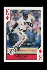 Barry Bonds [King of Diamonds] Baseball Cards 1990 U.S. Playing Card All Stars Prices