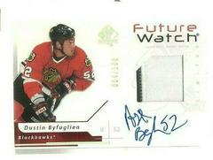 Dustin Byfuglien [Autograph Patch Limited] Hockey Cards 2006 SP Authentic Prices