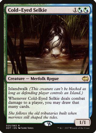 Cold-Eyed Selkie #25 Magic Duel Deck: Merfolk vs. Goblins