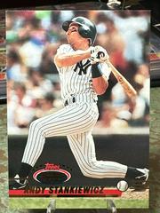 Andy Stankiewicz #105 Baseball Cards 1993 Stadium Club Prices
