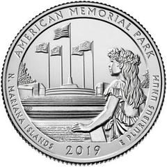 2019 S [AMERICAN MEMORIAL PARK] Coins America the Beautiful Quarter Prices