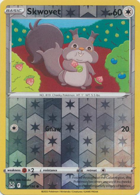 Skwovet [Reverse Holo] #150 Pokemon Lost Origin