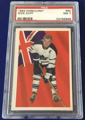 Dick Duff Hockey Cards 1963 Parkhurst Prices