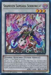 Shamisen Samsara Sorrowcat MP23-EN189 YuGiOh 25th Anniversary Tin: Dueling Heroes Mega Pack Prices