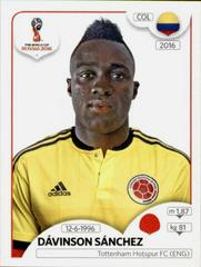 Davinson Sanchez [Black Back] Soccer Cards 2018 Panini World Cup Stickers Prices