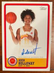 Aden Holloway [Autograph] #PA-AH Basketball Cards 2023 Topps Chrome McDonald's All American Paper At Event Prices