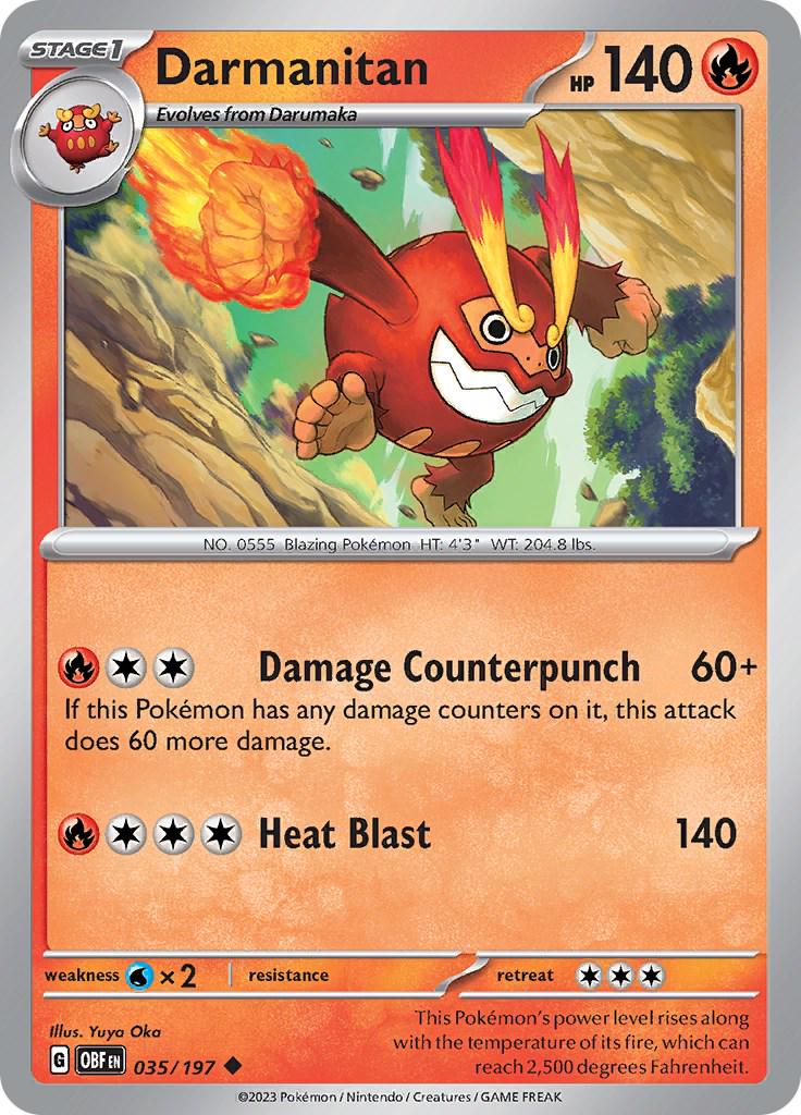 Darmanitan #35 Pokemon Obsidian Flames