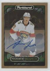 Anton Lundell [Gold Autograph] #PP11 Hockey Cards 2021 Parkhurst Prominent Prospects Prices