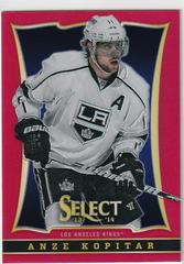 Anze Kopitar [Red Prizm] Hockey Cards 2013 Panini Select Prices