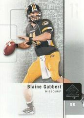 Blaine Gabbert #98 Football Cards 2011 SP Authentic Prices