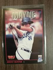 Brent Mayne #36 Baseball Cards 1993 Panini Donruss Triple Play Prices
