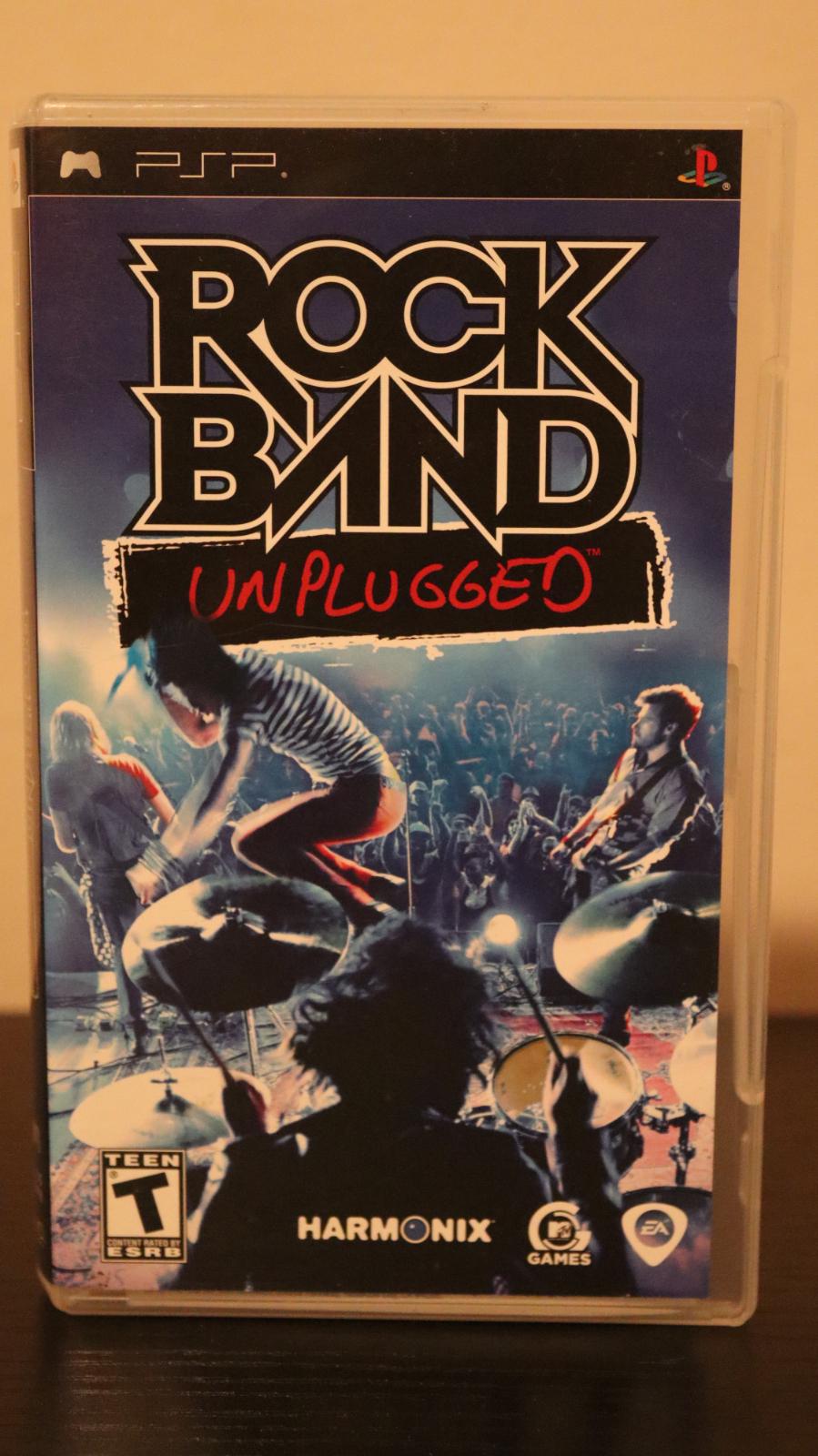 Rock Band Unplugged Item, Box, and Manual PSP