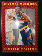 Dikembe Mutombo #Limited Edition 9 of 12 Basketball Cards 1992 Fleer Prices