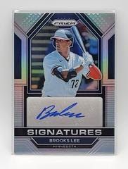 Brooks Lee Baseball Cards 2023 Panini Prizm Signatures Prices