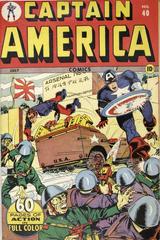 Captain America #40 (1944) Comic Books Captain America Prices
